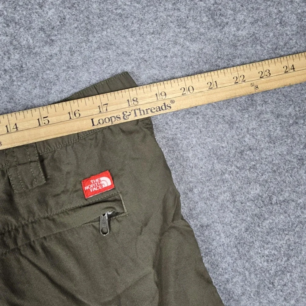 The North Face Shorts‎ Mens Large Green Cargo Hiking Quick Dry Nylon 10 Inch